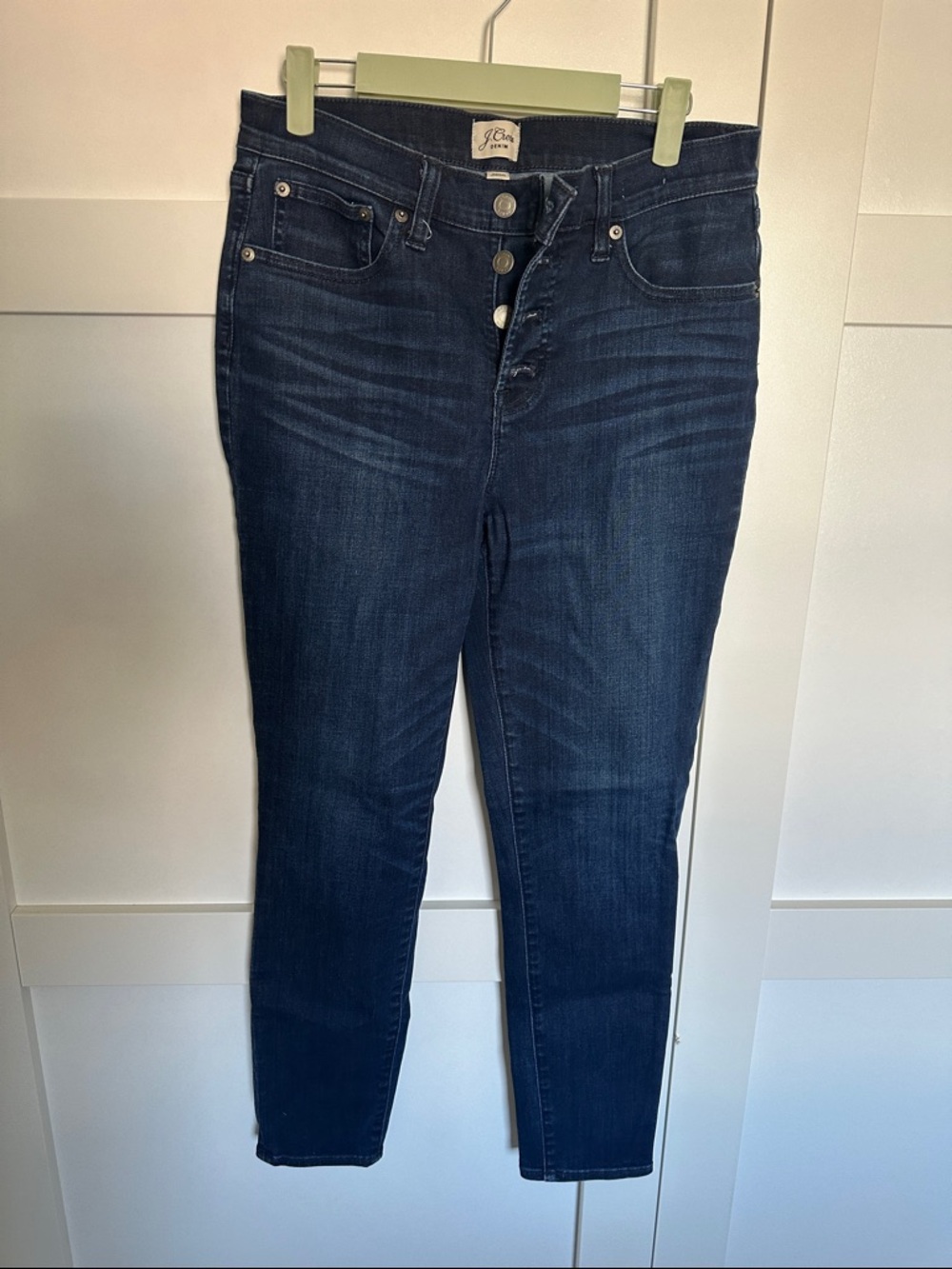 J. Crew Skinny Jeans in Dark Indigo